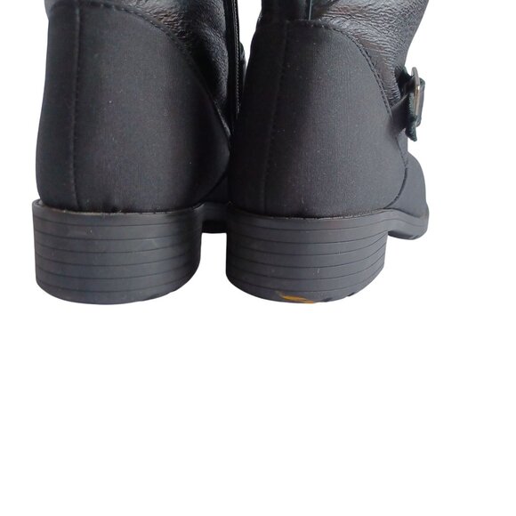 Vibram Toe Warmer Black Arctic Grip Winter Ankle Boots Calf Shoes Women Size 8M - Picture 8 of 14